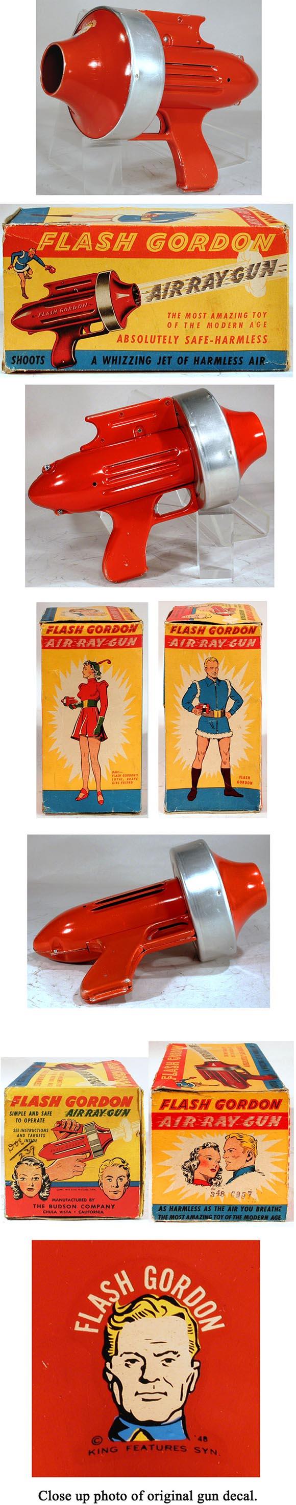 1948 Budson Co., Flash Gordon Air Ray Gun in Original Box
